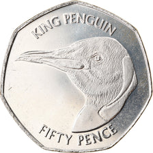 Monnaie, Falkland Islands, 50 Pence, 2018, Pingouins - Manchot royal, FDC