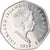 Moneta, Falklandy, 50 Pence, 2018, Pingouins - Manchot royal, MS(65-70)