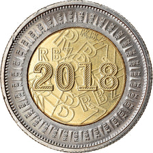 Monnaie, Zimbabwe, 2 Dollars, 2018, Bond coin, SPL, Bi-Metallic