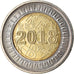 Moneta, Zimbabwe, 2 Dollars, 2018, Bond coin, SPL, Bi-metallico