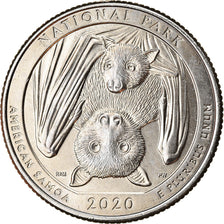 Moneda, Estados Unidos, Quarter, 2020, Philadelphia, American Samoa National