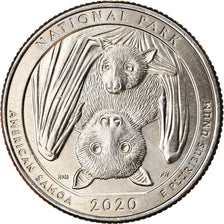 Coin, United States, Quarter, 2020, Philadelphia, American Samoa National Park