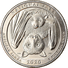 Moneta, Stati Uniti, Quarter, 2020, Denver, American Samoa National Park, SPL