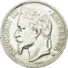 Münze, Frankreich, Napoleon III, Napoléon III, 5 Francs, 1868, Paris, S+