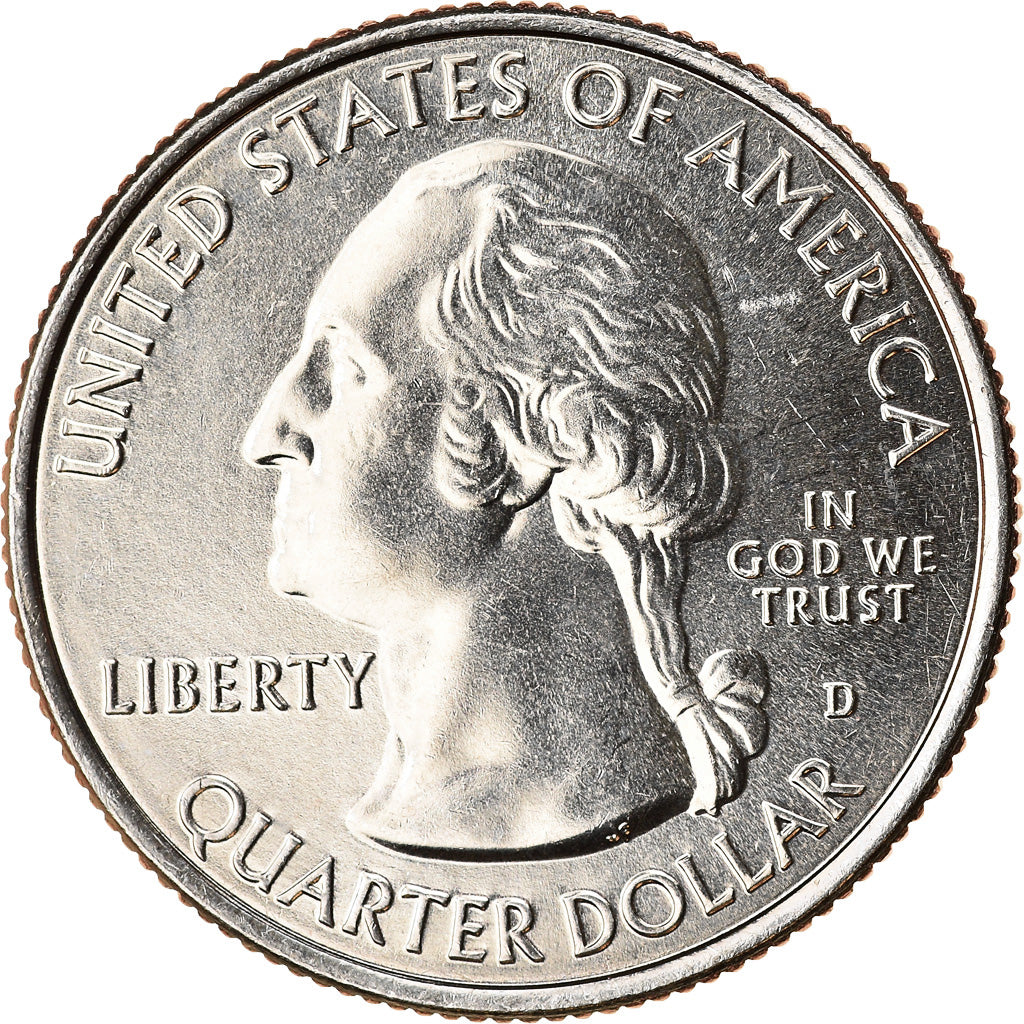 Coin, United States, Quarter, 2020, Denver, Weir farm - Connecticut, MS(63)