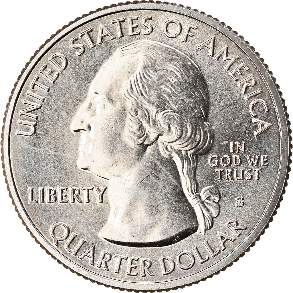 Monnaie, États-Unis, Quarter, 2020, San Francisco, Weir farm - Connecticut