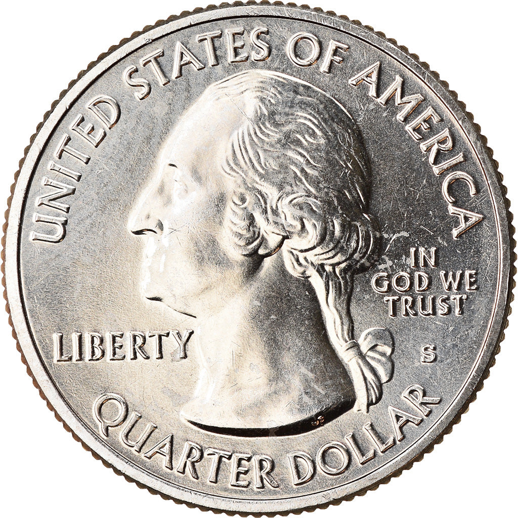 Monnaie, États-Unis, Quarter, 2020, San Francisco, Weir farm - Connecticut