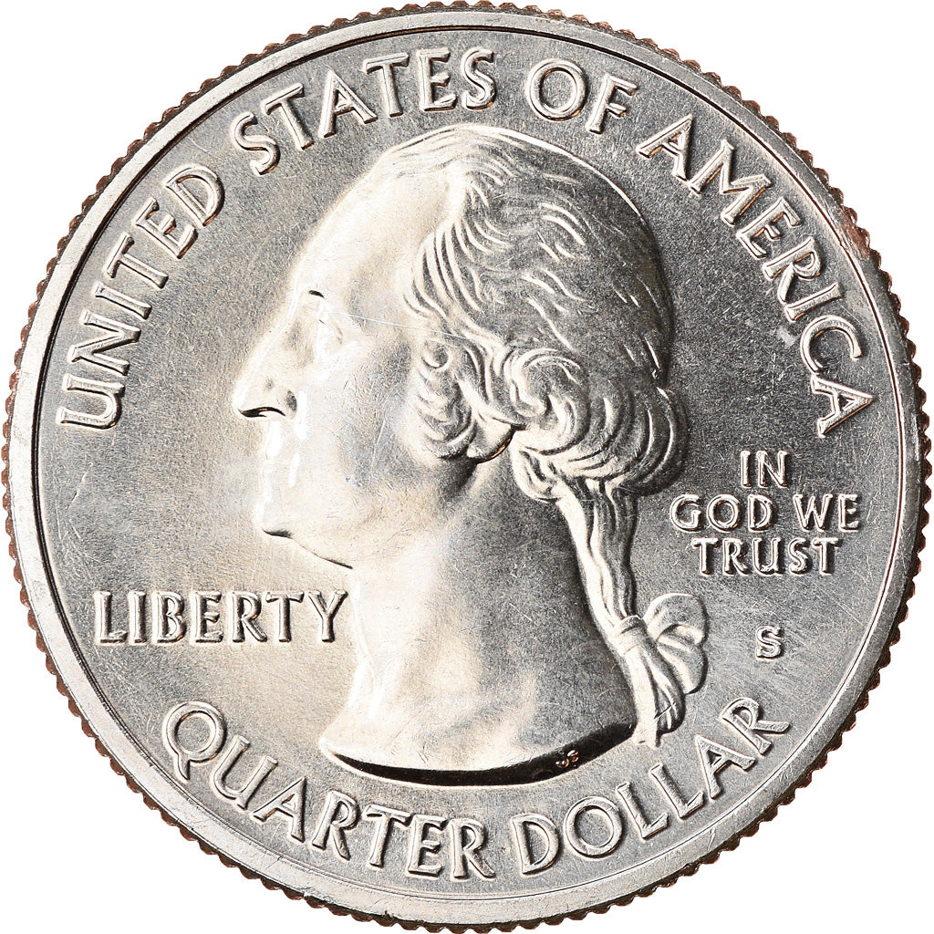 Monnaie, États-Unis, Quarter, 2020, San Francisco, Weir farm - Connecticut
