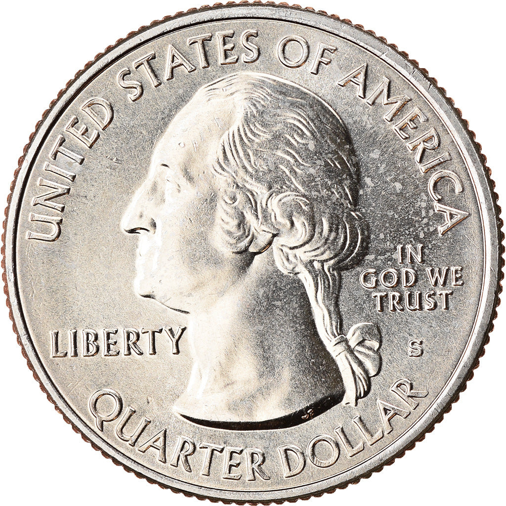 Monnaie, États-Unis, Quarter, 2020, San Francisco, Weir farm - Connecticut