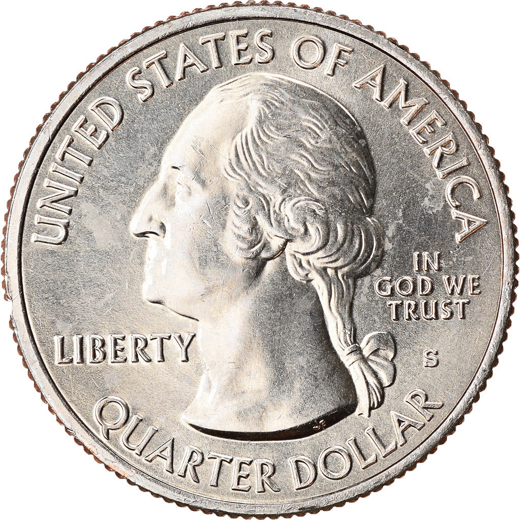 Monnaie, États-Unis, Quarter, 2020, San Francisco, Weir farm - Connecticut