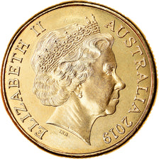 Coin, Australia, Dollar, 2019, Chasse aux pièces  -  Lettre M, MS(65-70)