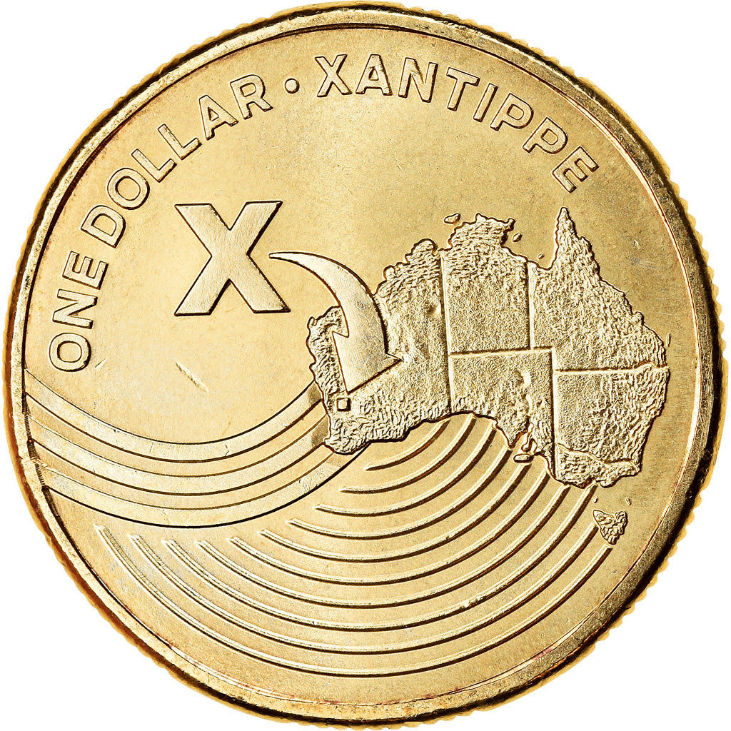 Coin, Australia, Dollar, 2019, Chasse aux pièces  -  Lettre X, MS(65-70)