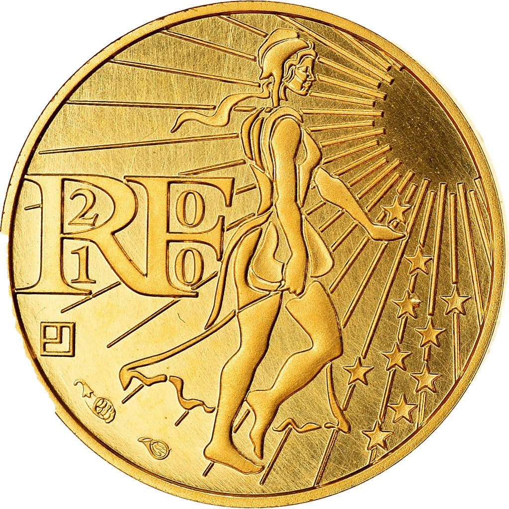 Coin, France, 100 Euro, 2010, MS(65-70), Gold, KM:1536