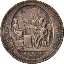 France, 5 Sols, 1792, Birmingham, VF(30-35), Bronze, KM:Tn31, Brandon:223B