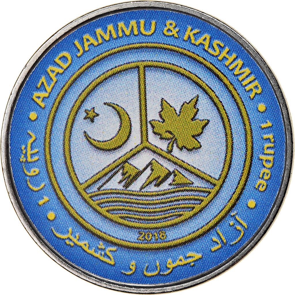 Munten, Azad Jammu and Kashmir, Rupee, 2018, Continents - Australie, FDC, Nickel