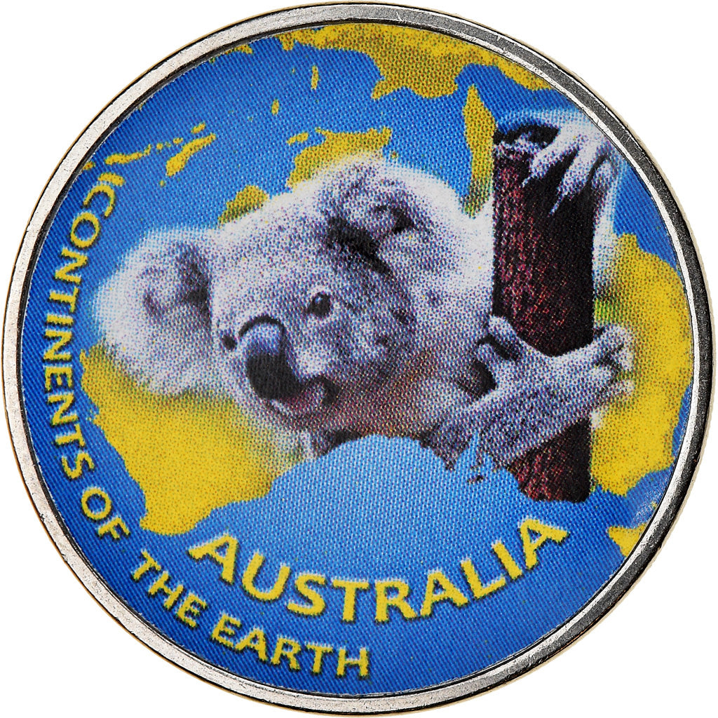 Coin, Azad Jammu and Kashmir, Rupee, 2018, Continents - Australie, MS(65-70)