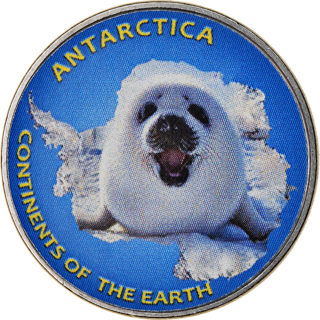 Moneta, Azad Jammu and Kashmir, Rupee, 2018, Continents - Antarctique