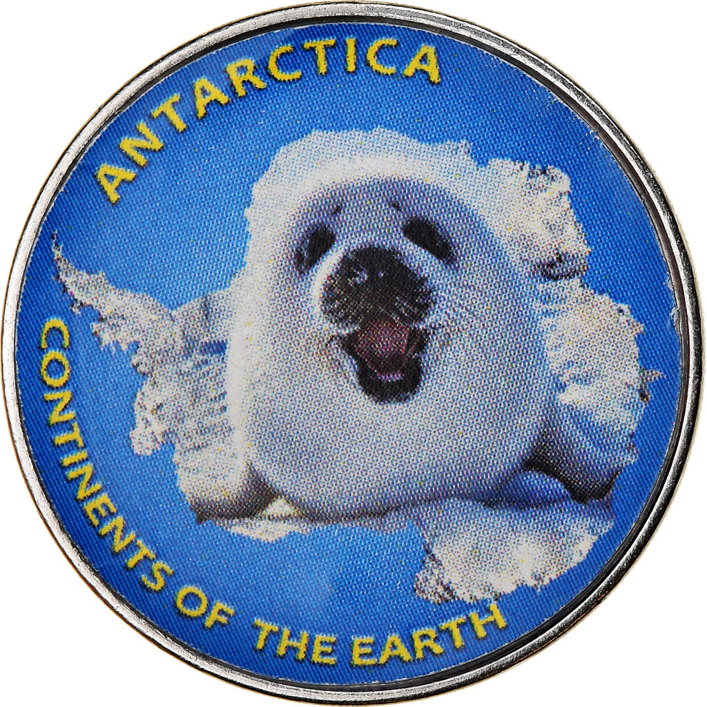 Coin, Azad Jammu and Kashmir, Rupee, 2018, Continents - Antarctique, MS(65-70)