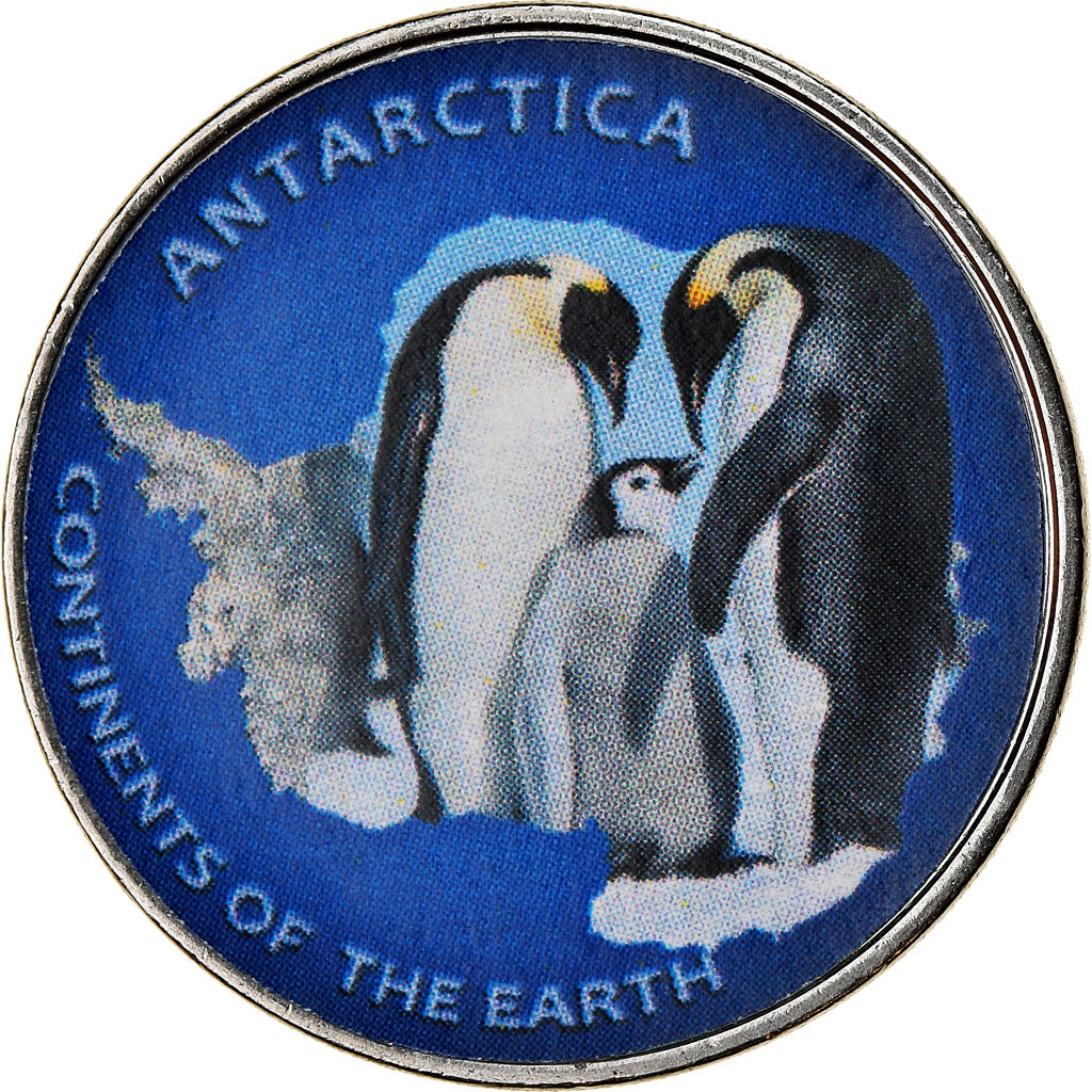 Coin, Azad Jammu and Kashmir, Rupee, 2017, Continents - Antarctique, MS(65-70)