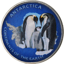 Coin, Azad Jammu and Kashmir, Rupee, 2017, Continents - Antarctique, MS(65-70)