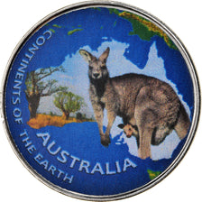 Coin, Azad Jammu and Kashmir, Rupee, 2017, Continents - Australie, MS(65-70)
