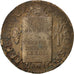 Moneta, Francia, Sol aux balances françoise, Sol, 1793, Lille, MB, Bronzo