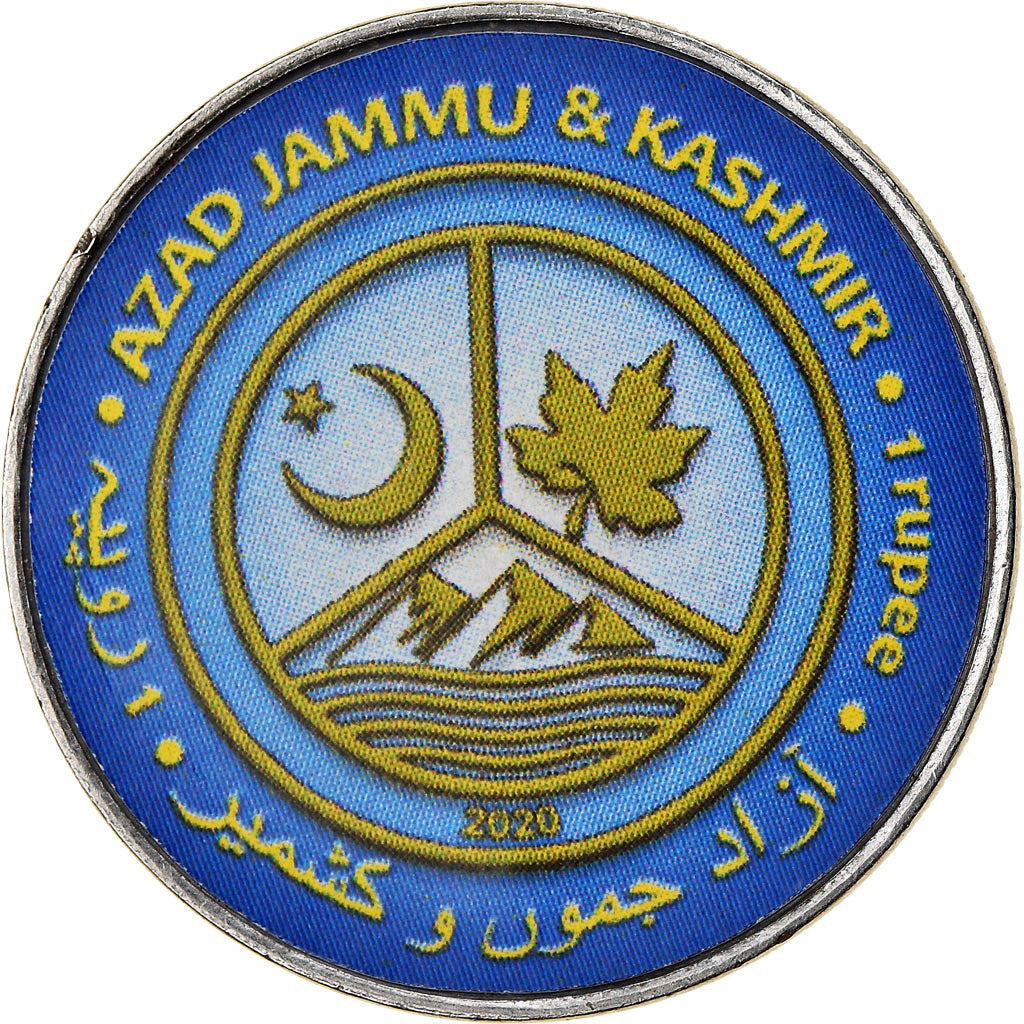 Monnaie, Azad Cachemire, Rupee, 2020, Continents - Afrique, FDC, Nickel plated