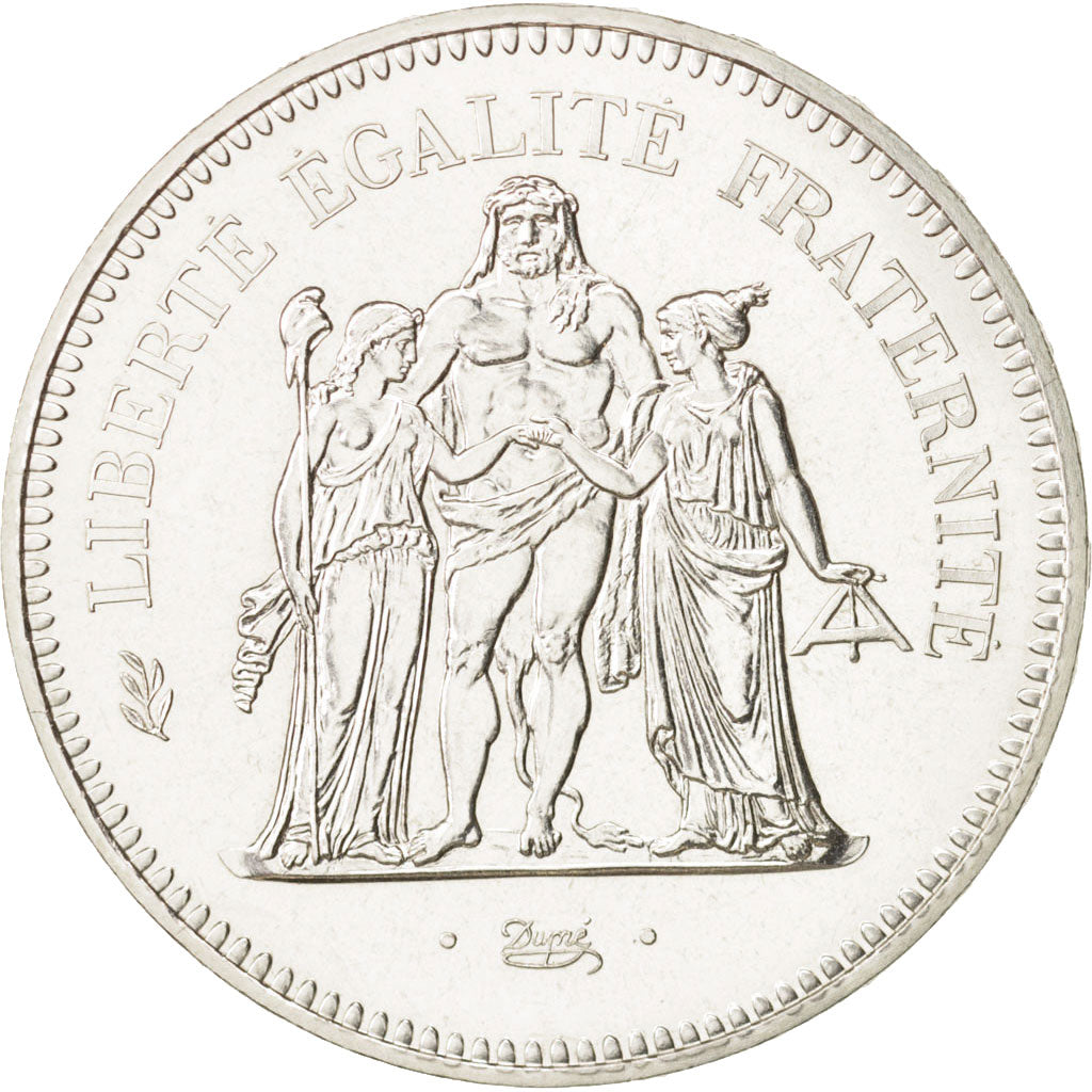 France, Hercule, 50 Francs, 1980, Paris, MS(65-70), Silver, KM:941.1,Gadoury 882