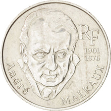 France, André Malraux, 100 Francs, 1997, AU(50-53), Silver, KM:1188, Gadoury 954