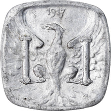 Moneda, Francia, Ville de Besançon, Besançon, 10 Centimes, 1917, MBC+