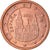 Spain, 2 Euro Cent, 2001, EF(40-45), Copper Plated Steel, KM:1041