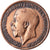 Coin, Great Britain, George V, Farthing, 1917, VF(20-25), Bronze, KM:808.1