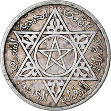 Coin, Morocco, Mohammed V, 100 Francs, 1953, Paris, EF(40-45), Silver, KM:52
