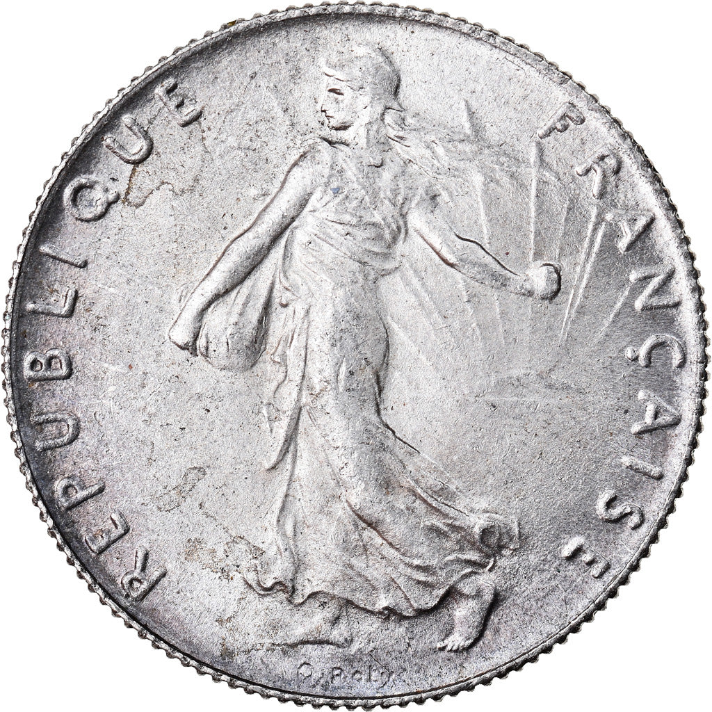 Moneta, Francia, Semeuse, 50 Centimes, 1914, Paris, SPL-, Argento, KM:854