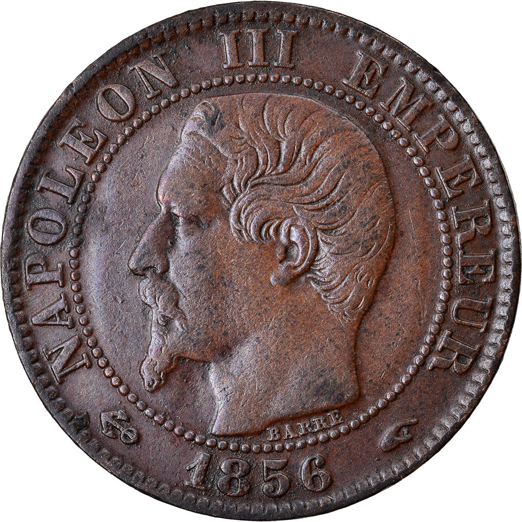 Moneta, Francia, Napoleon III, Napoléon III, 5 Centimes, 1856, Paris, BB+