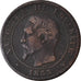Moneta, Francja, Napoleon III, Napoléon III, 2 Centimes, 1853, Lille, Rzadkie