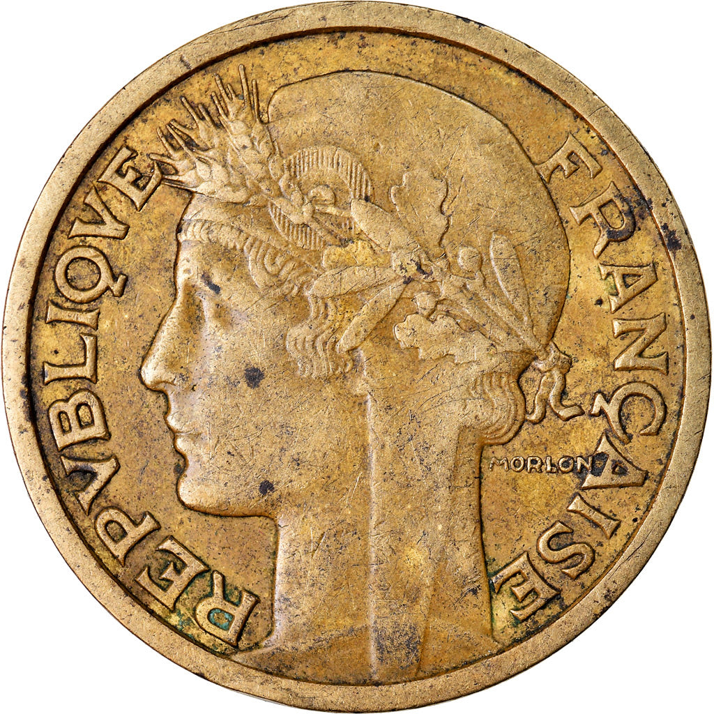 Moeda, França, Morlon, Franc, 1935, Paris, VF(30-35), Alumínio-Bronze, KM:885