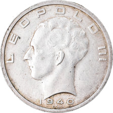 Coin, Belgium, 50 Francs, 50 Frank, 1940, EF(40-45), Silver, KM:121