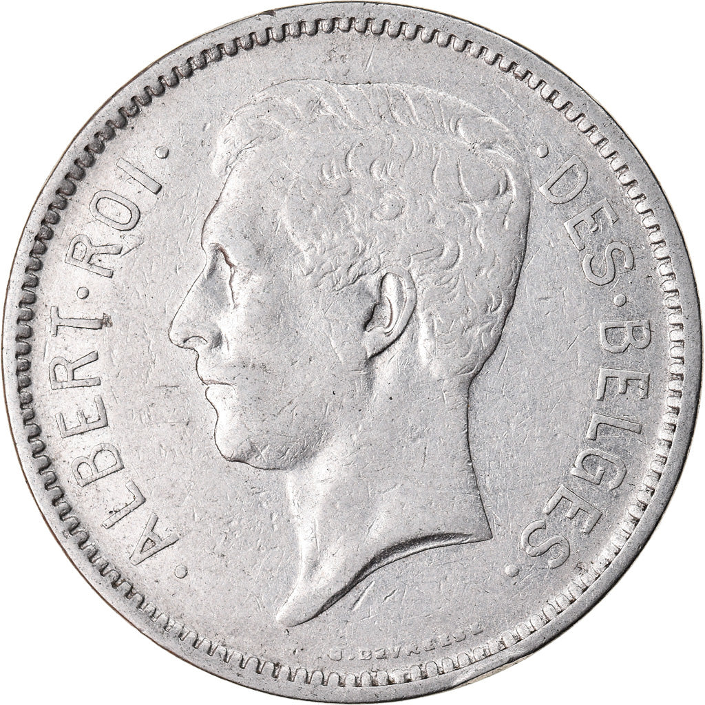Moneda, Bélgica, 5 Francs, 5 Frank, 1930, MBC, Níquel, KM:97.1