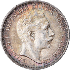 Coin, German States, PRUSSIA, Wilhelm II, 2 Mark, 1905, Berlin, MS(60-62)