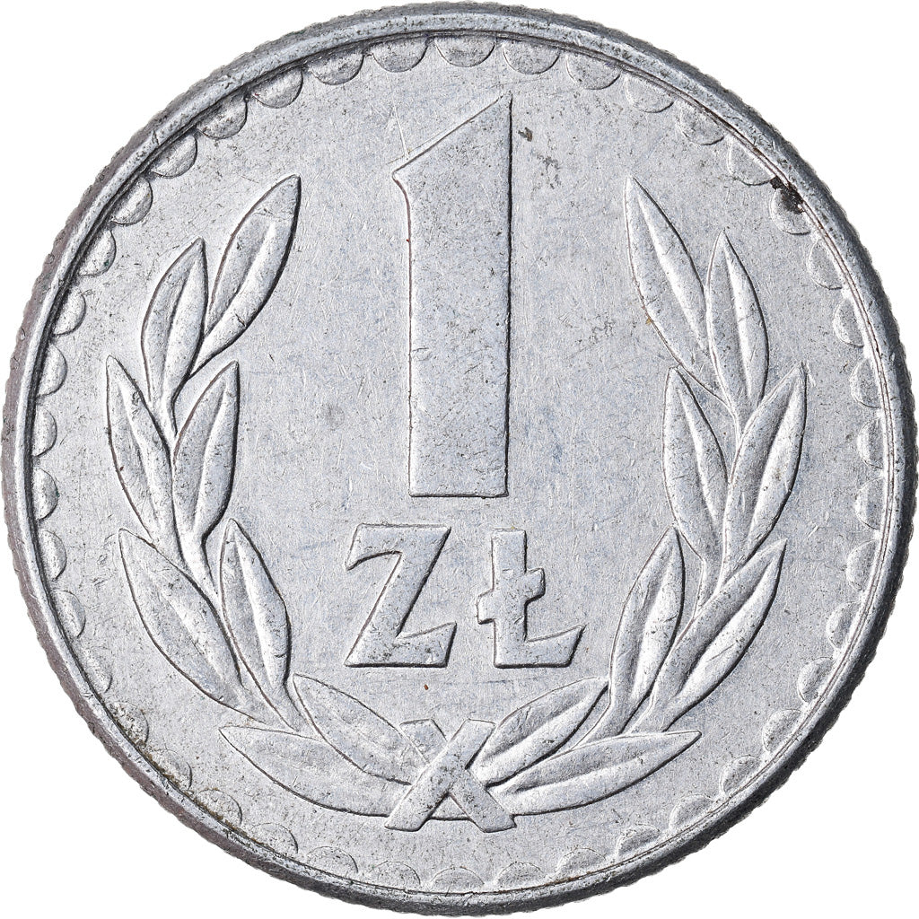 Munten, Polen, Zloty, 1986, Warsaw, ZF, Aluminium, KM:49.1