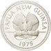 Papua New Guinea, 5 Kina, 1975, Franklin Mint, AU(55-58), Silver, KM:7a