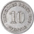 Moneda, ALEMANIA - IMPERIO, Wilhelm II, 10 Pfennig, 1906, Berlin, BC+, Cobre -