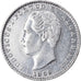 Coin, Portugal, Luiz I, 100 Reis, 1889, AU(50-53), Silver, KM:510
