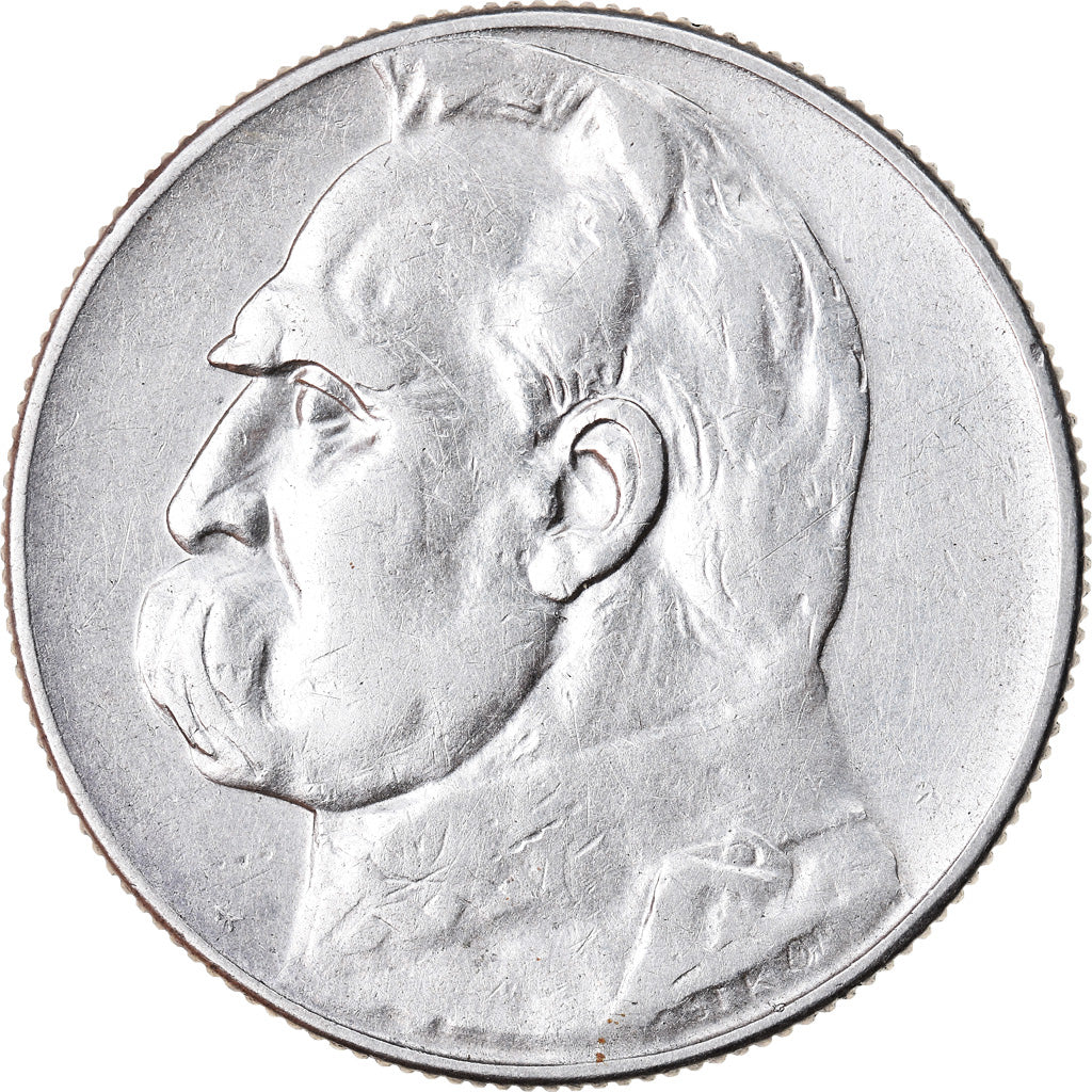 Coin, Poland, 5 Zlotych, 1934, Warsaw, AU(50-53), Silver, KM:25