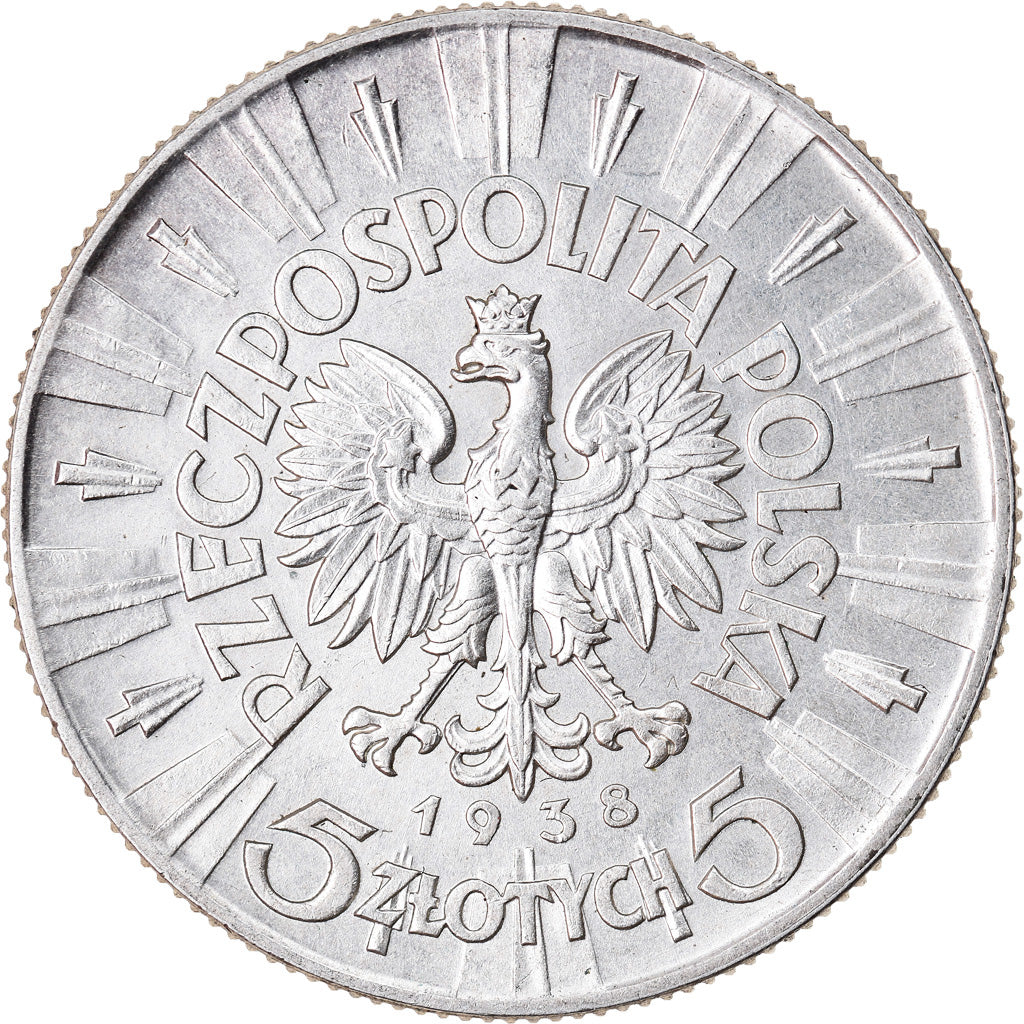 Monnaie, Pologne, 5 Zlotych, 1938, Warsaw, SUP, Argent, KM:28