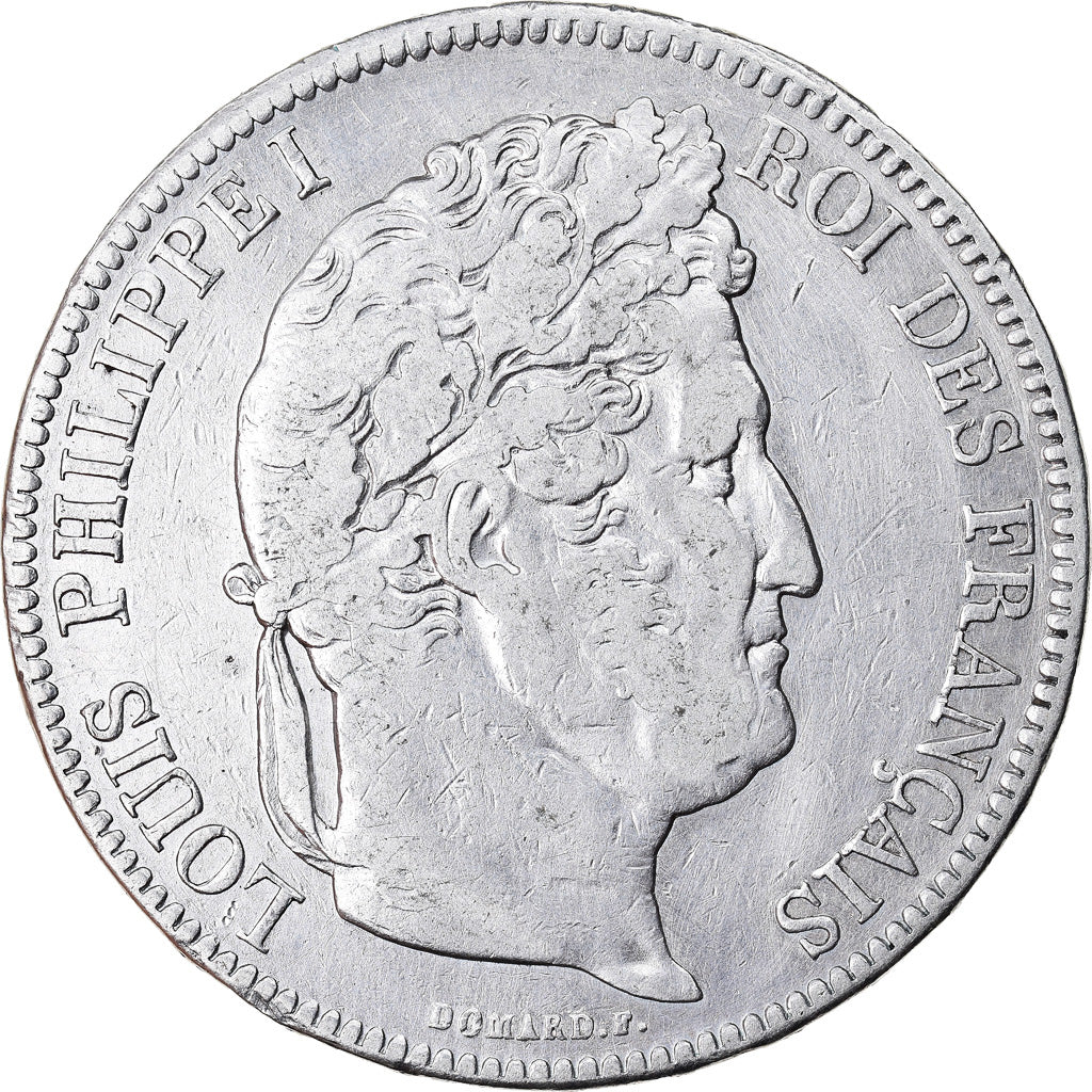 Moneta, Francja, Louis-Philippe, 5 Francs, 1834, Lille, VF(30-35), Srebro