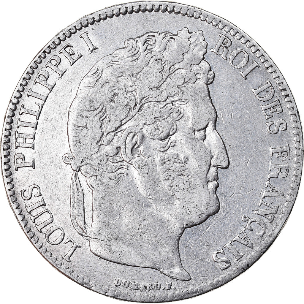 Monnaie, France, Louis-Philippe, 5 Francs, 1837, Paris, TB+, Argent