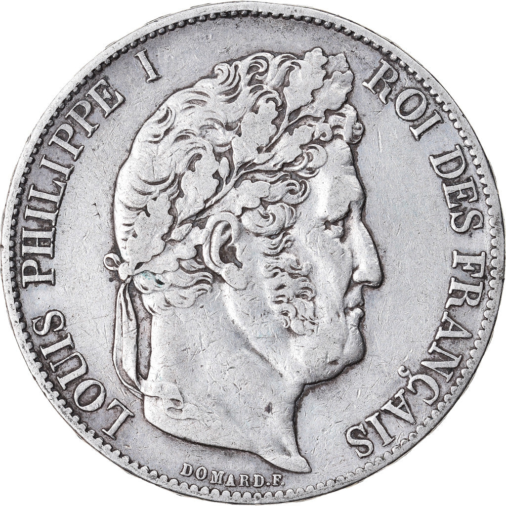 Coin, France, Louis-Philippe, 5 Francs, 1848, Paris, EF(40-45), Silver