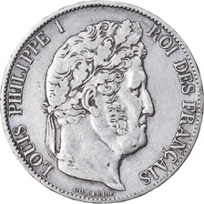 Coin, France, Louis-Philippe, 5 Francs, 1848, Paris, EF(40-45), Silver